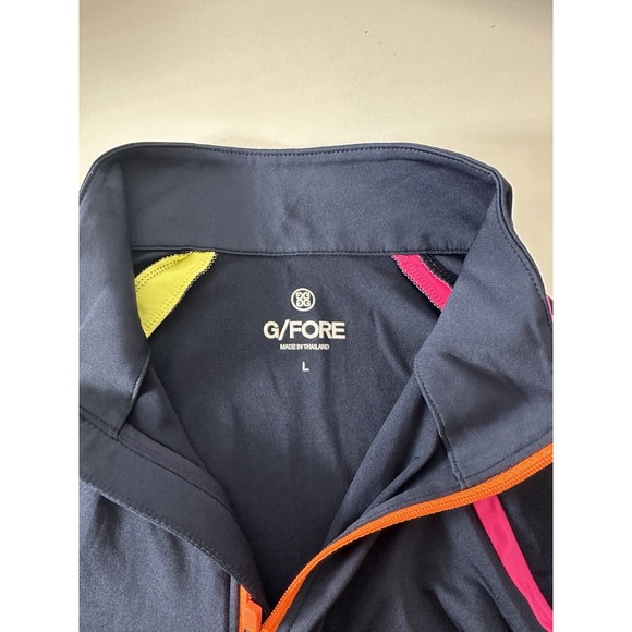 G/FORE Jacket Pullover Top Women Large  1/4 Zip Golf Athleisure Logo Lightweight - Picture 3 of 8